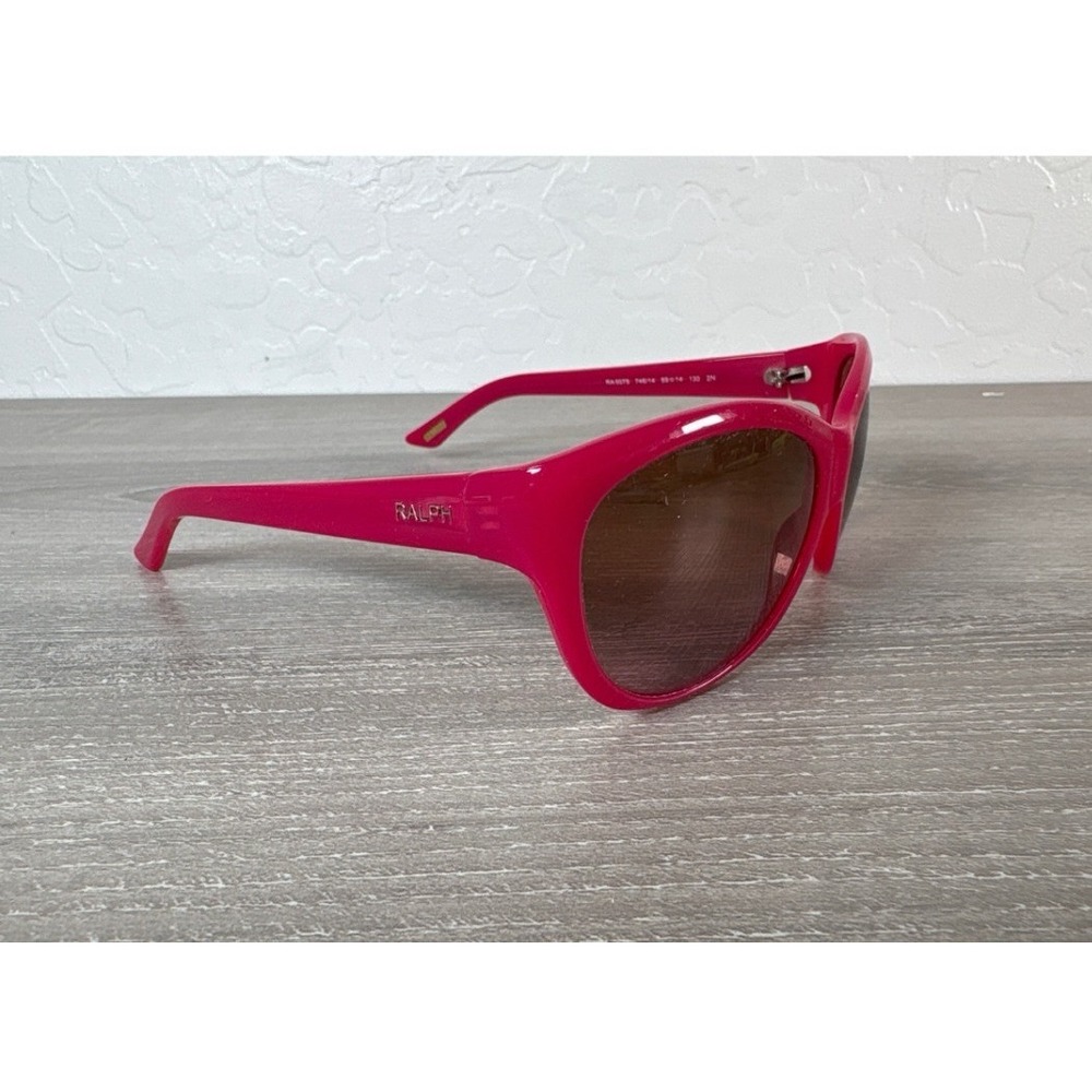 Ralph Lauren RA5076 Hot Pink Butterfly Sunglasses Brown Lens 748/14 59-14 130 2N